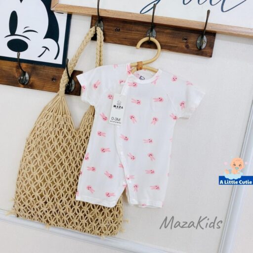 Bodysuit cho bé, body sơ sinh cộc tay vải petit - Hình ảnh 7