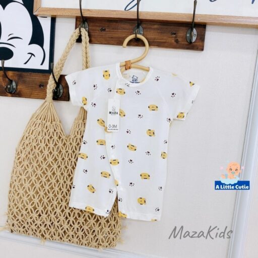 Bodysuit cho bé, body sơ sinh cộc tay vải petit - Hình ảnh 9