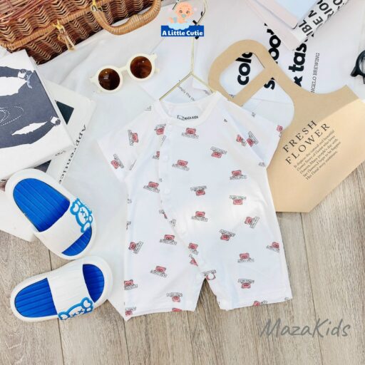 Body cho bé, bodysuit cho bé sơ sinh mặc hè vải petit - Hình ảnh 4
