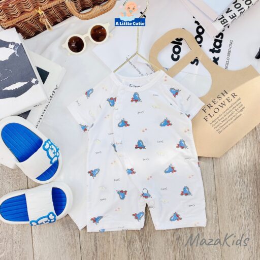 Body cho bé, bodysuit cho bé sơ sinh mặc hè vải petit - Hình ảnh 6