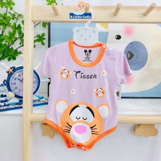 Bodysuit cho bé trai, bé gái sơ sinh chip Vải thun lạnh - Hình ảnh 9