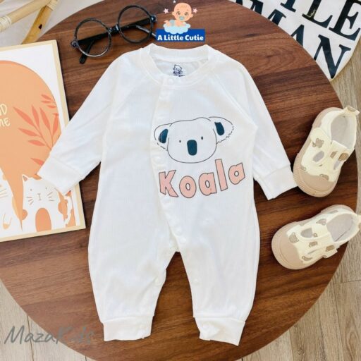 Bodysuit cho bé trai, bé gái sơ sinh dài tay Vải tăm lạnh - Hình ảnh 8