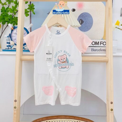 Bodysuit cho bé trai, bé gái sơ sinh cộc Vải petit - Hình ảnh 7