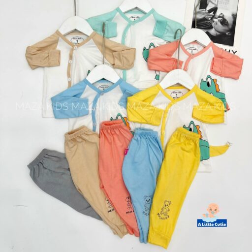 Quần áo trẻ em, quần áo bé trai bé gái dài tay Vải Cotton - Hình ảnh 2