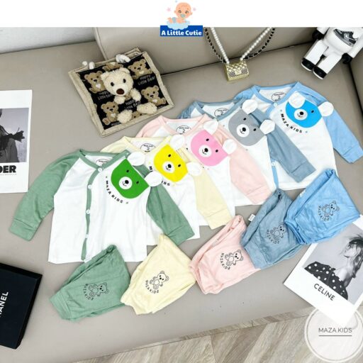 Quần áo trẻ em, quần áo bé trai bé gái dài tay Vải Cotton - Hình ảnh 2