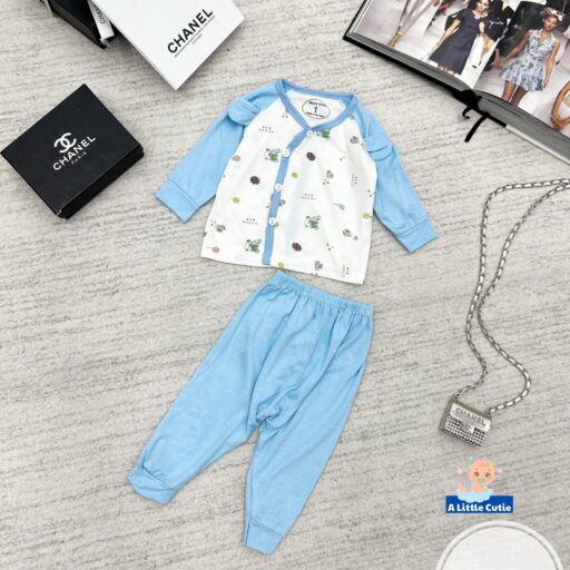 Quần áo trẻ em, quần áo bé trai bé gái dài tay Vải Cotton - Hình ảnh 4