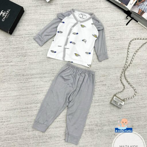 Quần áo trẻ em, quần áo bé trai bé gái dài tay Vải Cotton - Hình ảnh 6
