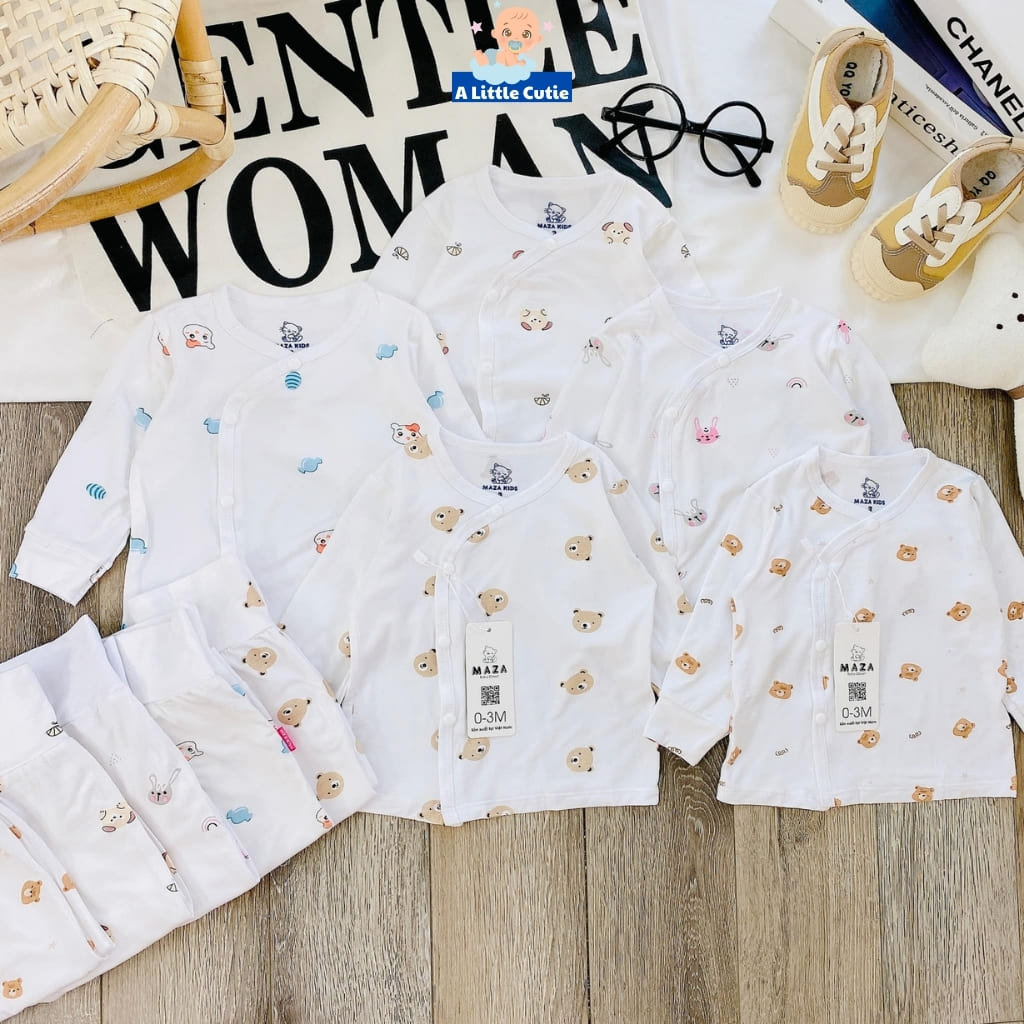 Quần áo trẻ em, quần áo bé trai bé gái dài tay Vải petit cao cấp BQA015 - A LITTLE CUTIE - Hình ảnh 2