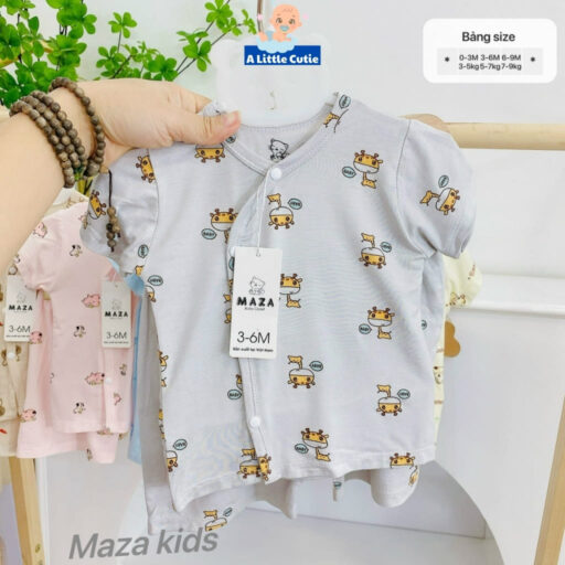 Bộ Cộc Sơ Sinh Bé Trai Bé Gái, Quần Đùi Áo Cộc Cho Bé Vải Petit BQA029 - Hình ảnh 17