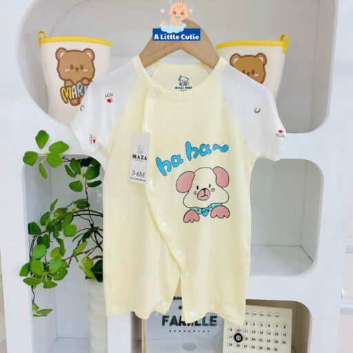 Bodysuit cho bé, body sơ sinh mặc hè vải petit - Hình ảnh 14