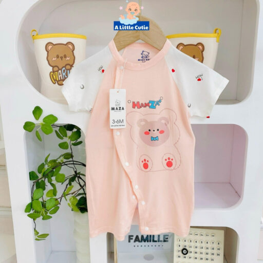 Bodysuit cho bé, body sơ sinh mặc hè vải petit - Hình ảnh 13