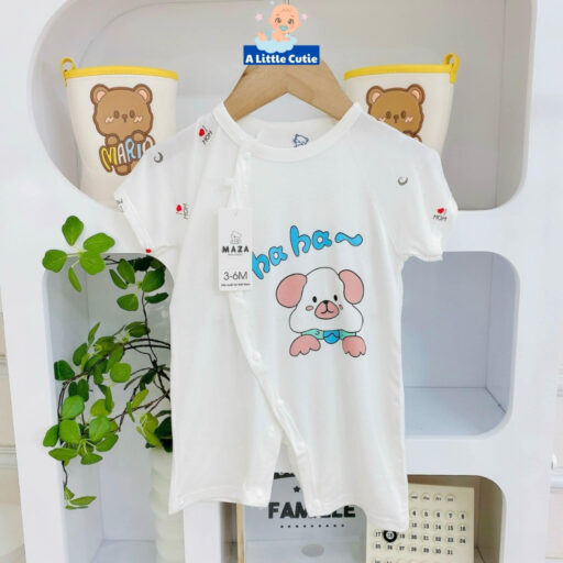 Bodysuit cho bé, body sơ sinh mặc hè vải petit - Hình ảnh 10