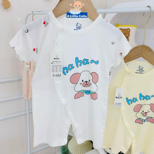 Bodysuit cho bé, body sơ sinh mặc hè vải petit - Hình ảnh 9